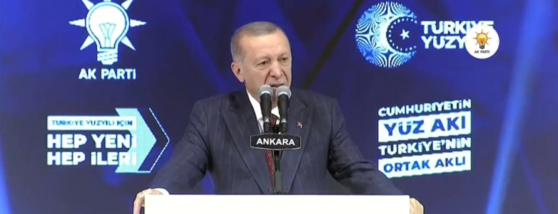 Cumhurbaşkanı Erdoğan: Türkiye, AK Partinin kılavuzluğunda, yeni bir dönemin eşiğindedir 