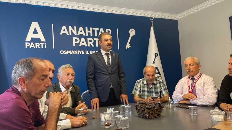 OSMANİYE'DE ANAHTAR PARTİ BASINLA BULUŞTU
