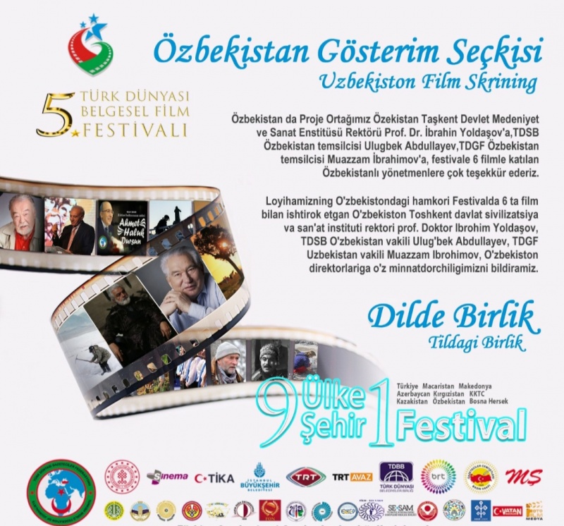 5. TÜRK DÜNYASI BELGESEL FİLM FESTİVALİ ÖZBEKİSTAN GÖSTERİM SEÇKİSİ 